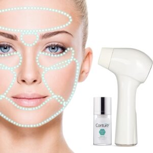 Conture Kinetic Anti-Aging Face & Neck Toning Device with Serum – Facial Firming Machine for Wrinkles, Sagging Skin & Double Chin (Non-Invasive)
